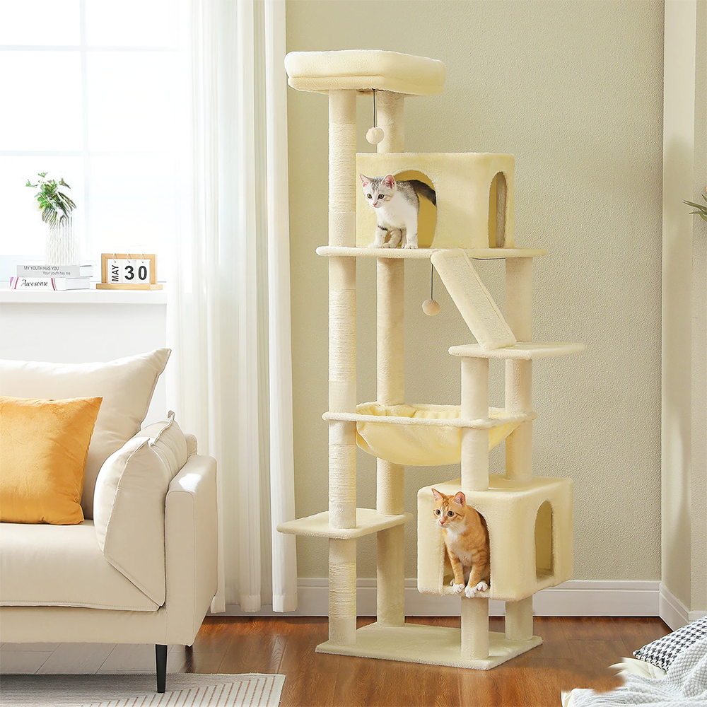 Arbre à chat xl simple beige