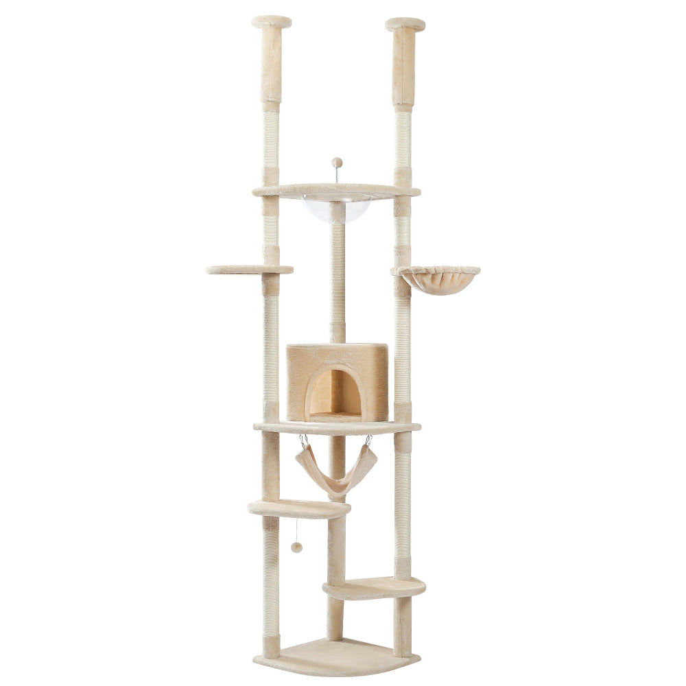 Arbre à chat design escalade beige