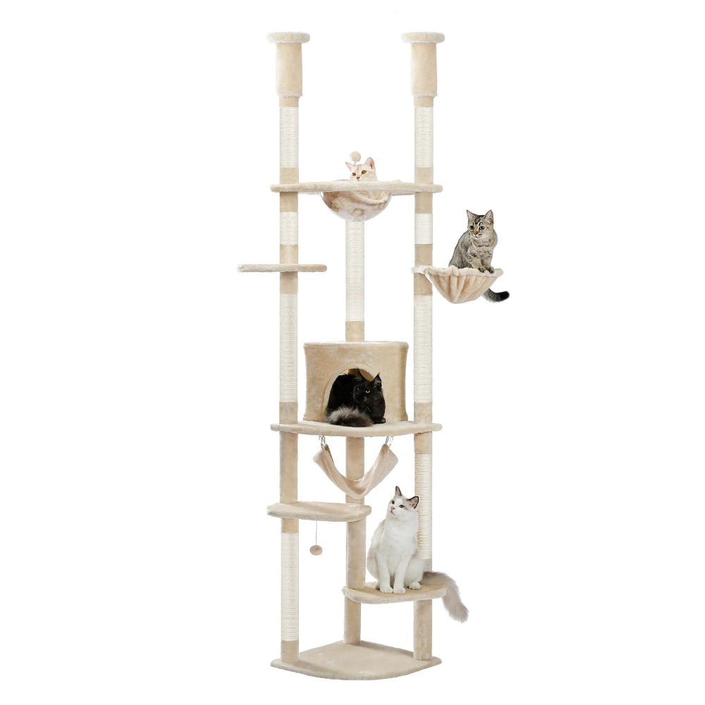Arbre à chat design escalade beige