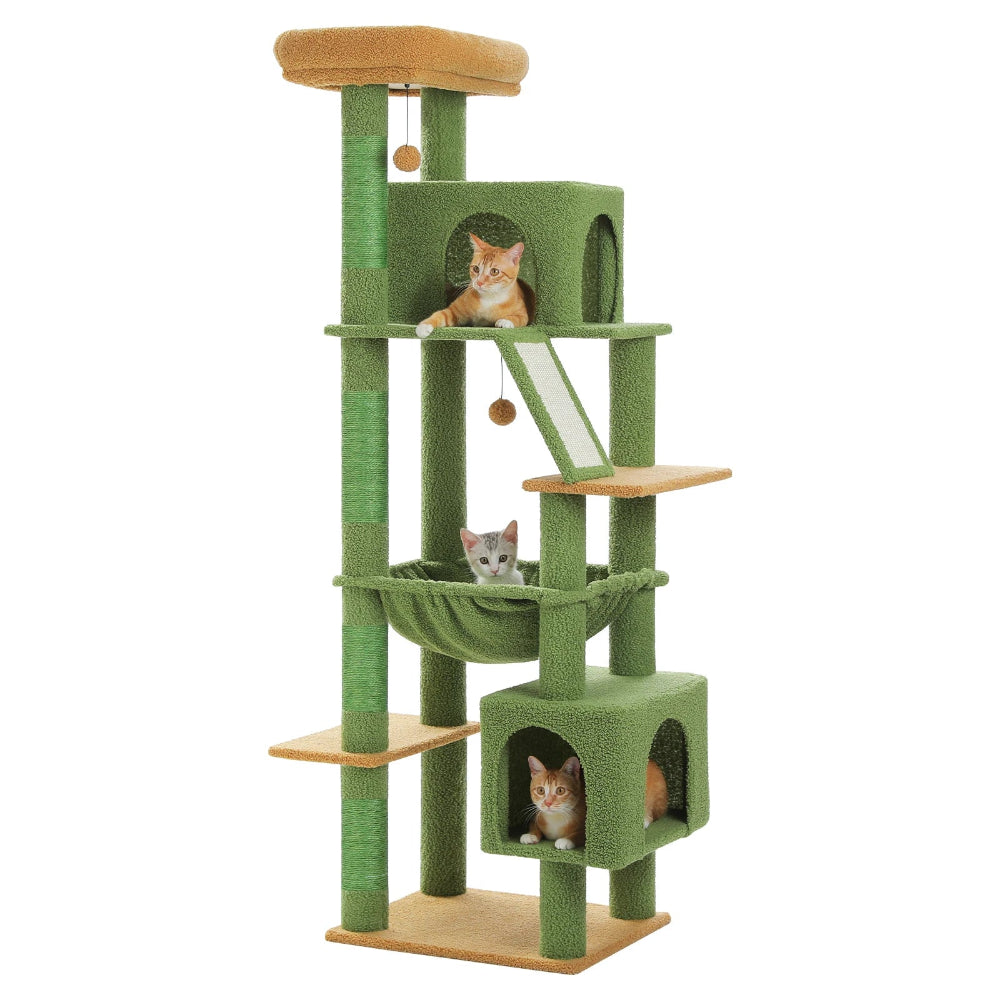Arbre à chat xl simple vert