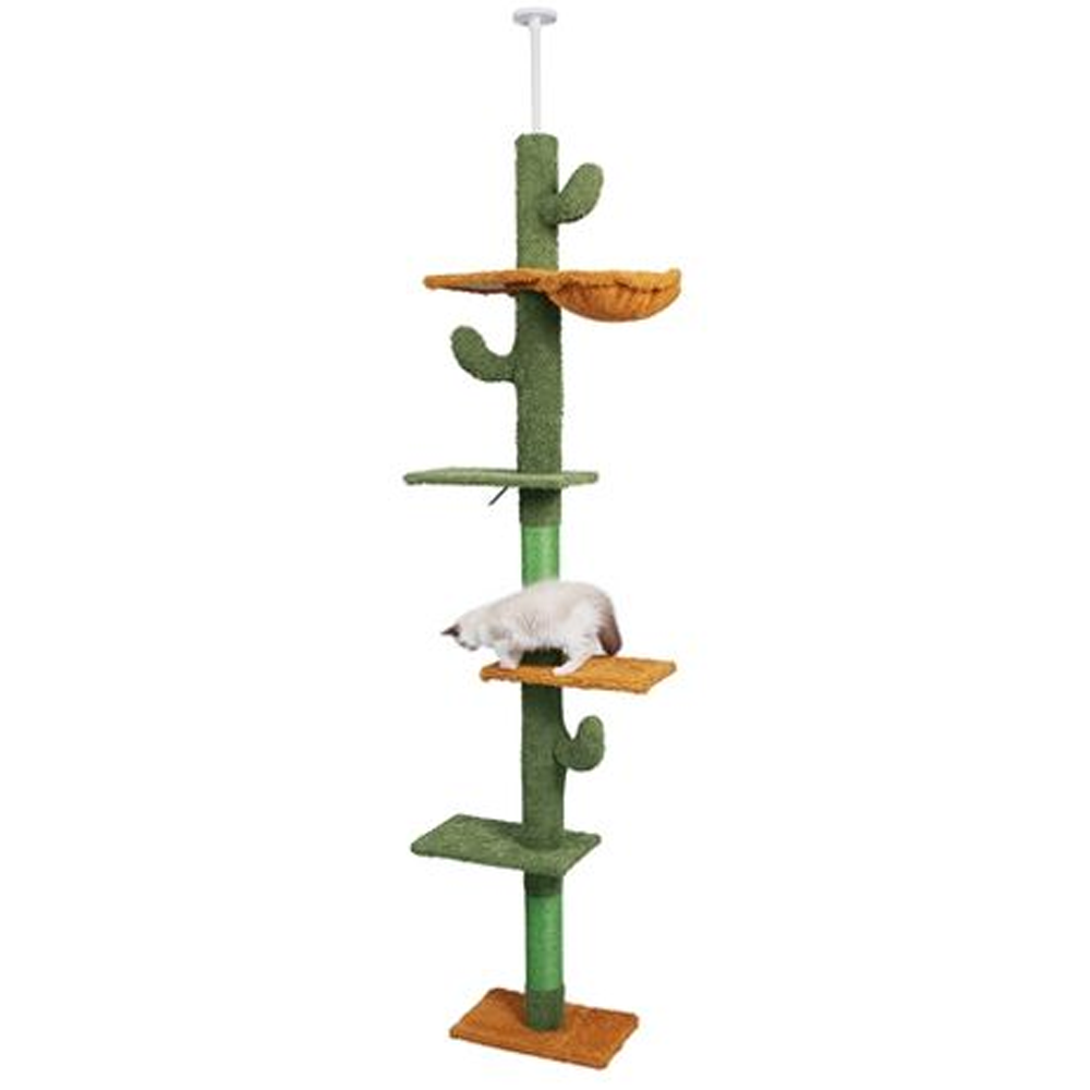 Arbre à chat design cactus