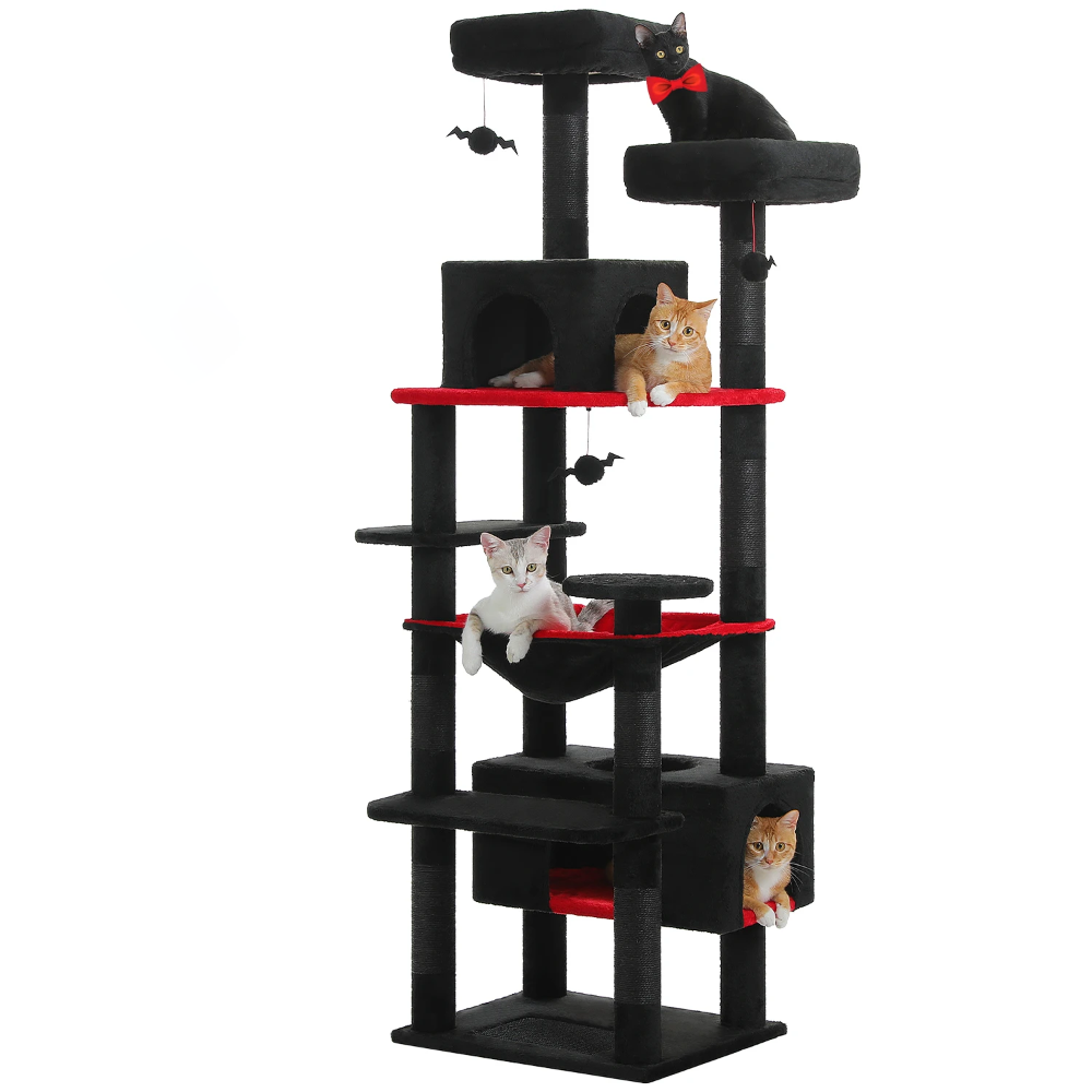 Arbre à chat xl multi-confort noir